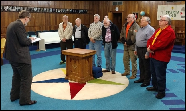 2019 Dokey Officers Being Installed